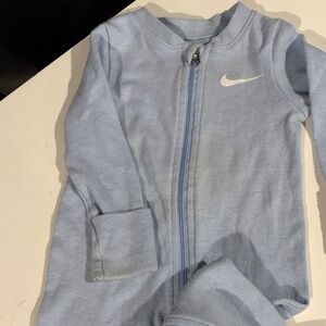 Nike Light Blue Kids Footie One Piece